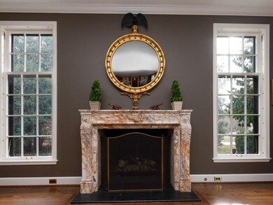 Carved marble gas fireplace surround from a Lakeshore Drive, Chicago, penthouse