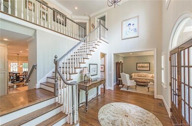 Gracious two story foyer