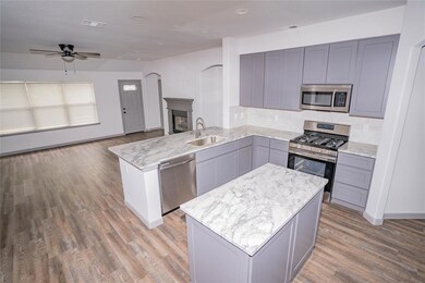 Kitchen - New Flooring, Fresh Paint, New Light Fix
