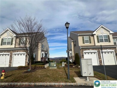 View of the mountains across the valley