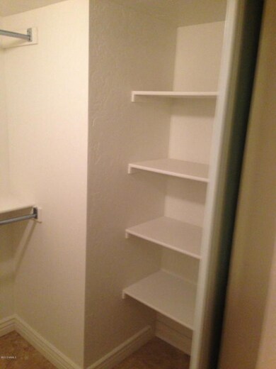 Master walk-in closet
