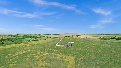 Aerial view with a rural view