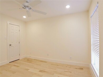Unfurnished room with light wood-style floors, re