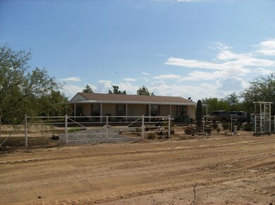 front from the road