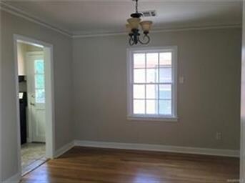 Dining room off living room and kitchen