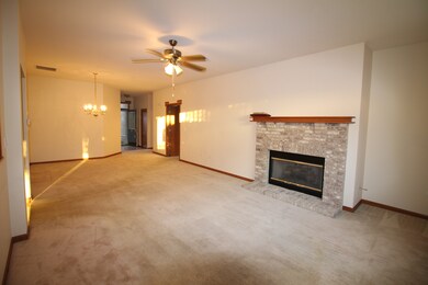 Alternative View of Living Room and Dining Room