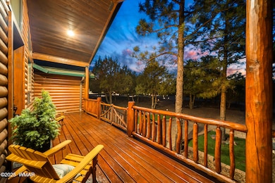 Freshly Stained Front Deck