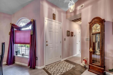 View of carpeted entryway