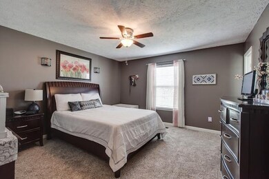 The master bedroom is 14x14 has its own full bath 