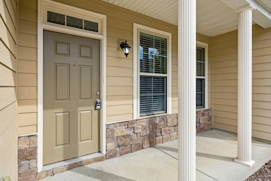 Spacious covered front porch.  4041 Cannonsgate Ln Murfreesboro TN 37128