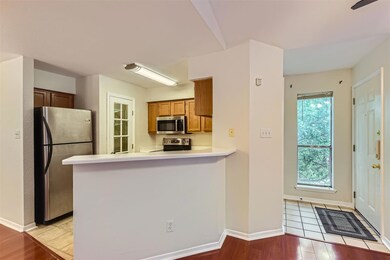 Kitchen featuring stainless steel appliances, a p