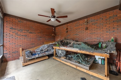 Screened front porch