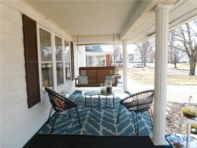 Large front porch
