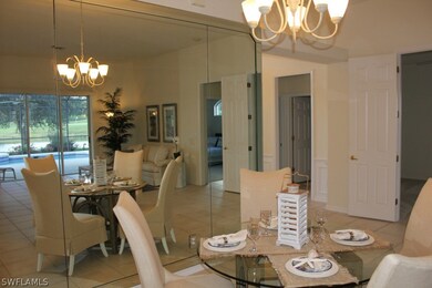 Custom mirrors in the dining room bring in the lig