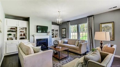 Photo is of decorated model home