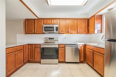 Kitchen with Stainless Steel appliances & Granite 