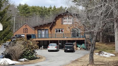 Front view of home with 12' X 36'...