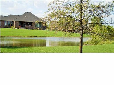 View of the pond on the back of the lot