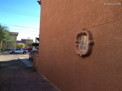 Left side of property