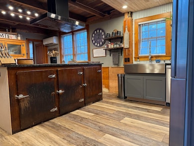 Kitchen & Newly Installed LVP Flooring