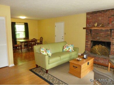 wood burning fireplace