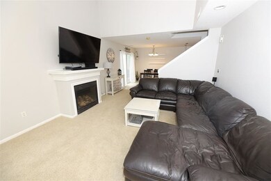 Living room looking towards eat in area