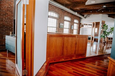 Front hallway, entrance to master and main living