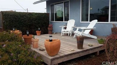 Sweet little deck just off the front door.