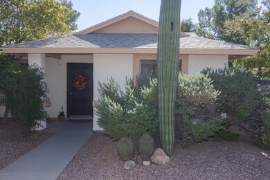FRONT PAVERS AND SAGUAROS