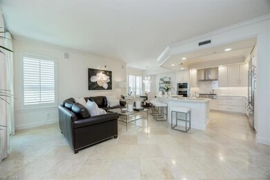 Welcoming family room open to bright chef's kitche