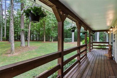 Front porch view to front yard