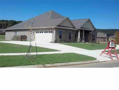 Home features a 2-car side entry garage with 3' added to the width and an 18' wide door.