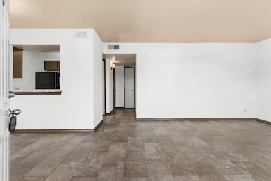 view from front door, dining to your left and livi