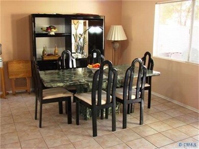 Spacious dining area