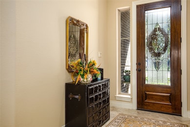 Generous foyer with high ceilings