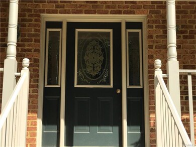 Welcoming Etched Glass Front Door