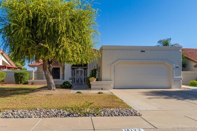 Welcoming courtyard entry
