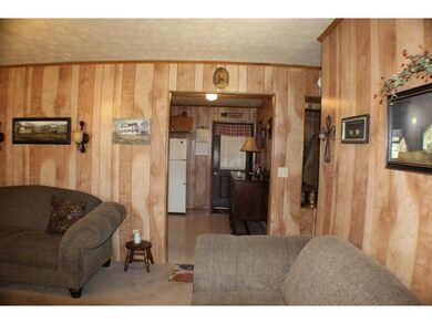 Looking into home from front