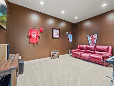 Media Room or Game Room is located just off the main entry and is separate from all bedrooms for a peace and quiet when others are sleeping.