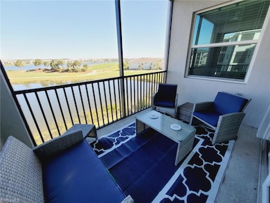Sunroom with a water view