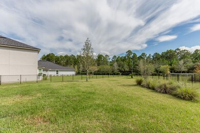 spacious backyard