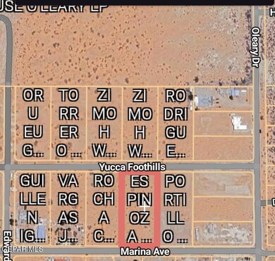 Outlined Property Boundary