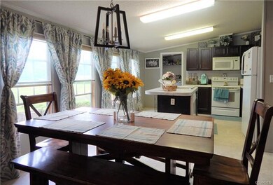Bright Open kitchen with large eat-in area!