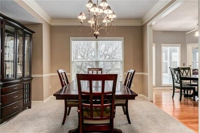 Dining room looking in from the living room