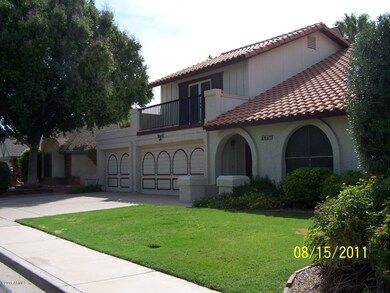 Side view of property