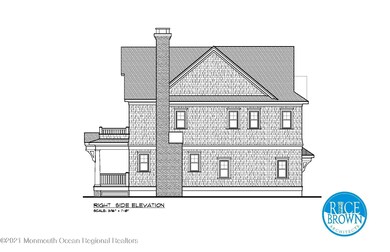 Corner Lot Right Side Elevation