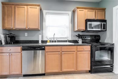 Completely remodeled kitchen with custom cabinetry