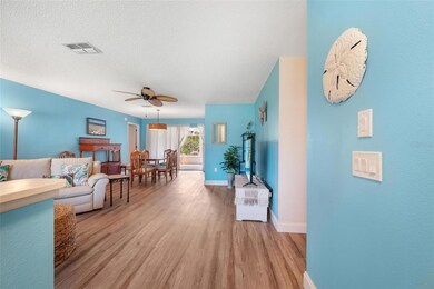 Spacious living and dining area.