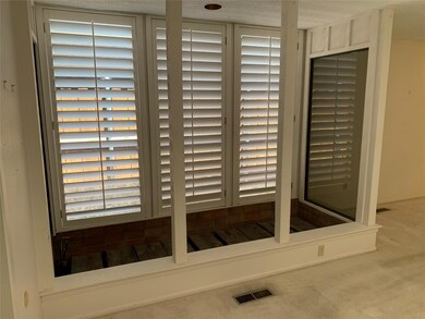 Open atrium on first floor living room Plantation 