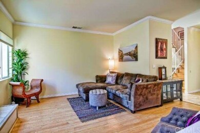 The living room as seen from the dining room.